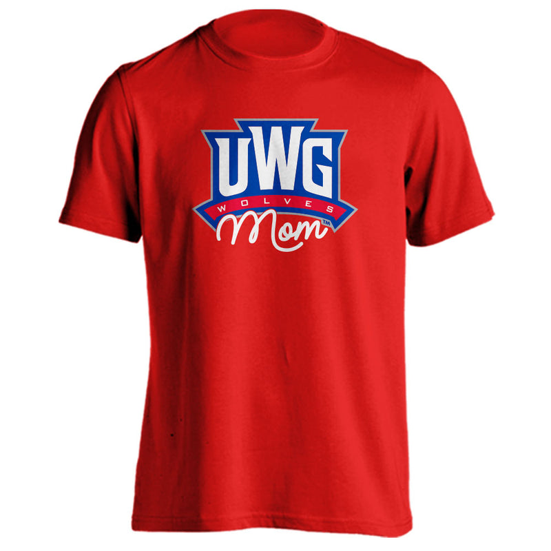 University of West Georgia UWG Wolves Mom Mother Parent Short Sleeve T-Shirt Tee