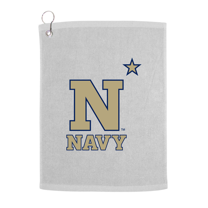 United States Naval Academy Midshipmen Golf Bag Towel With Grommet and Logo