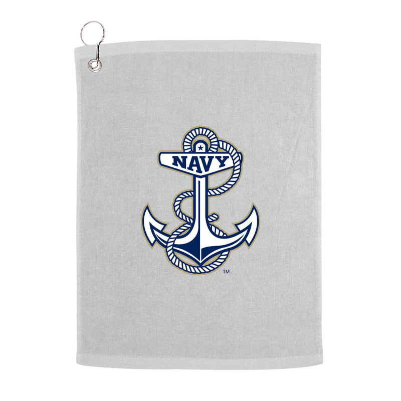 United States Naval Academy Midshipmen Golf Bag Towel With Grommet Logo and Text