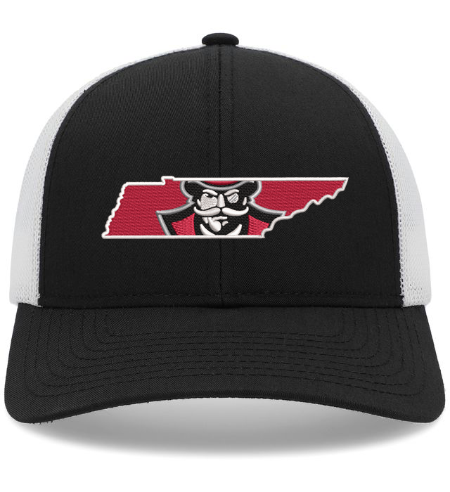 Austin Peay Governors State Gov Mid Profile Trucker Mesh Snap Back Adjustable Hat
