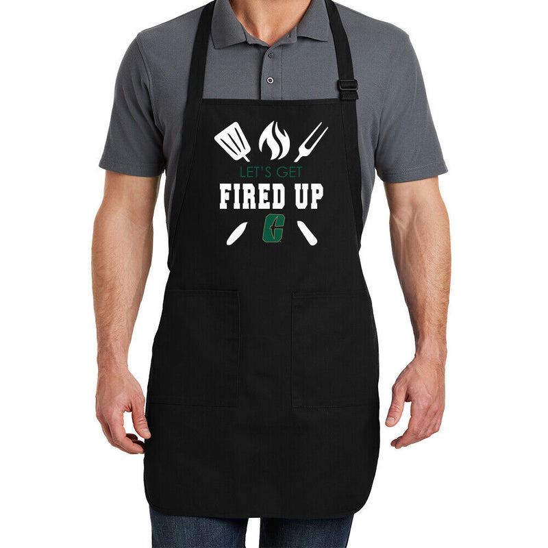 University of North Carolina Charlotte 49ers Text With Mascot Grilling Apron