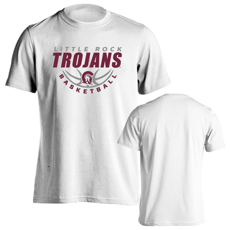 University of Arkansas - Little Rock Trojans Basketball Logo Short Sleeve Tee