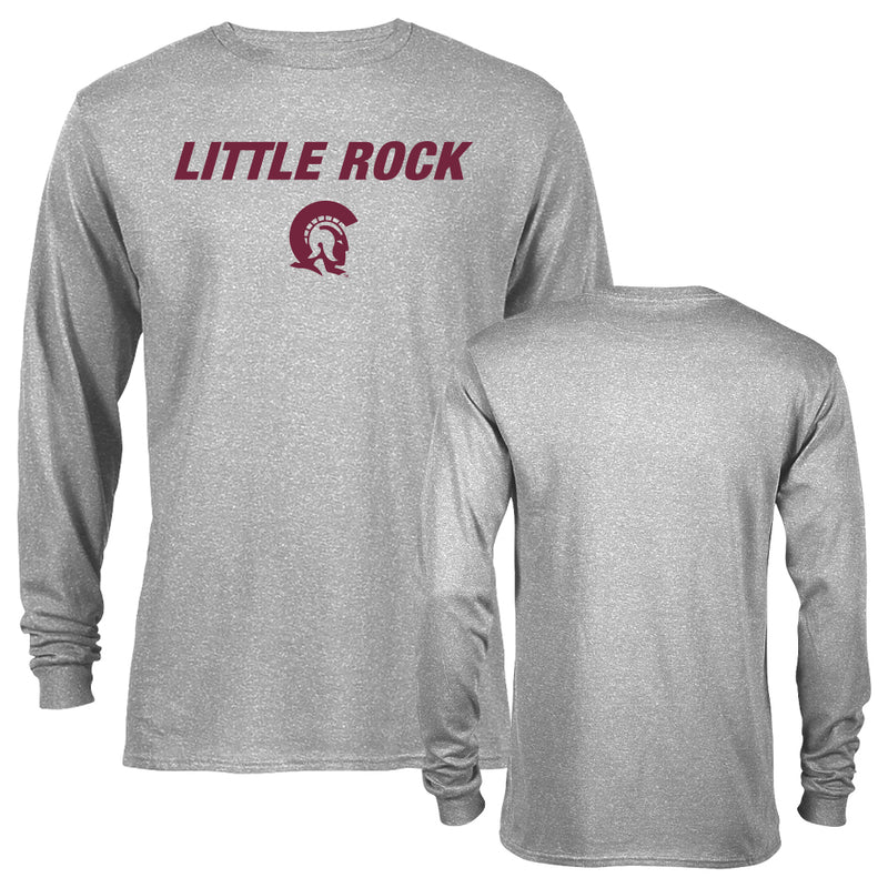 University of Arkansas - Little Rock Trojans School and Logo Long-Sleeve T-Shirt