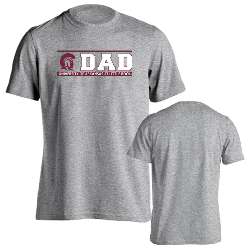 University of Arkansas - Little Rock Trojans Dad Logo Tee Short Sleeve T-Shirt