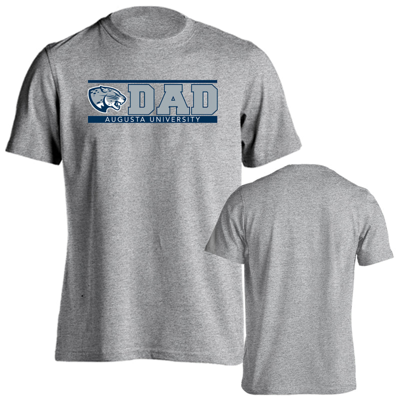 Augusta University Jaguars Augusta University AUG Dad Father Parent Logo T-shirt