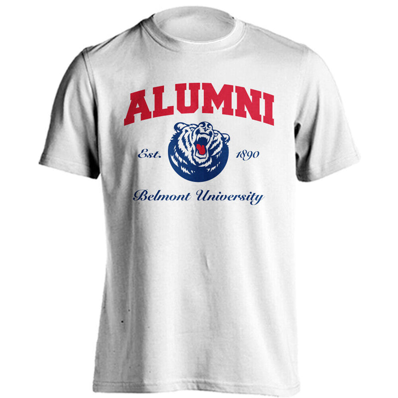 Belmont University Bruins Alumni Logo Short Sleeve T-Shirt