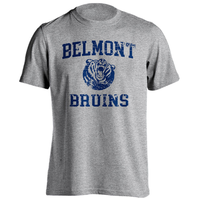 Belmont University Bruins Retro Distressed Logo Tee Short Sleeve T-Shirt