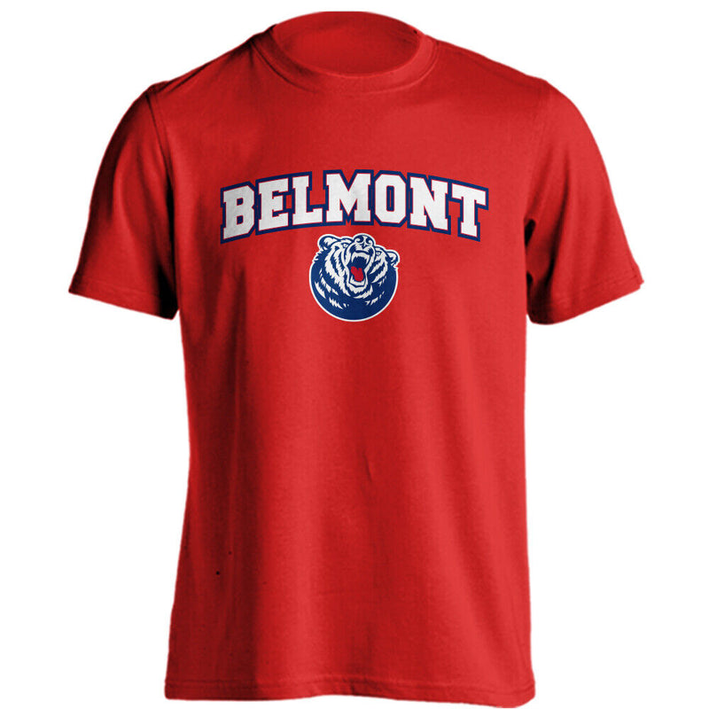 Belmont University Bruins Arched Text with Logo Short Sleeve T-Shirt