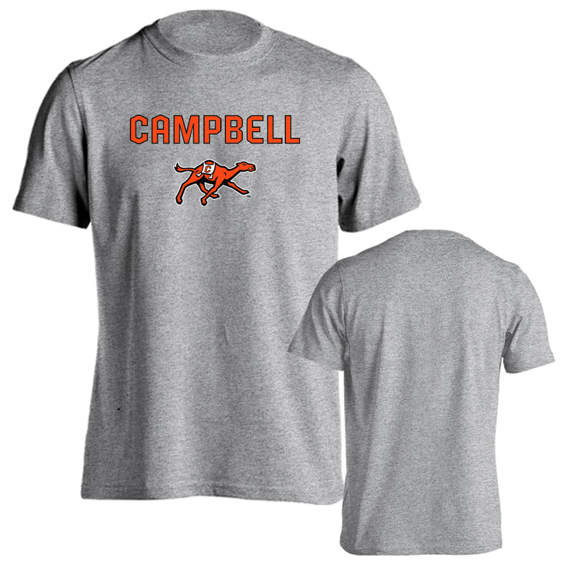Campbell University Fighting Camels Classic School Name and Mascot Short Sleeve T-Shirt