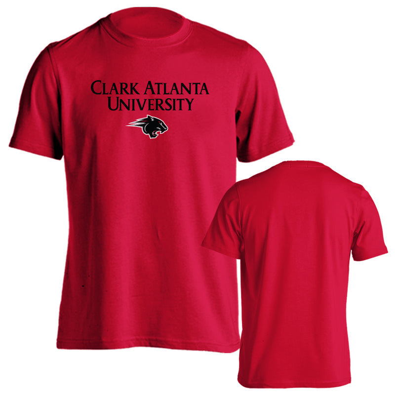 Clark Atlanta University Panthers Classic School Text and Logo Short Sleeve T-Shirt