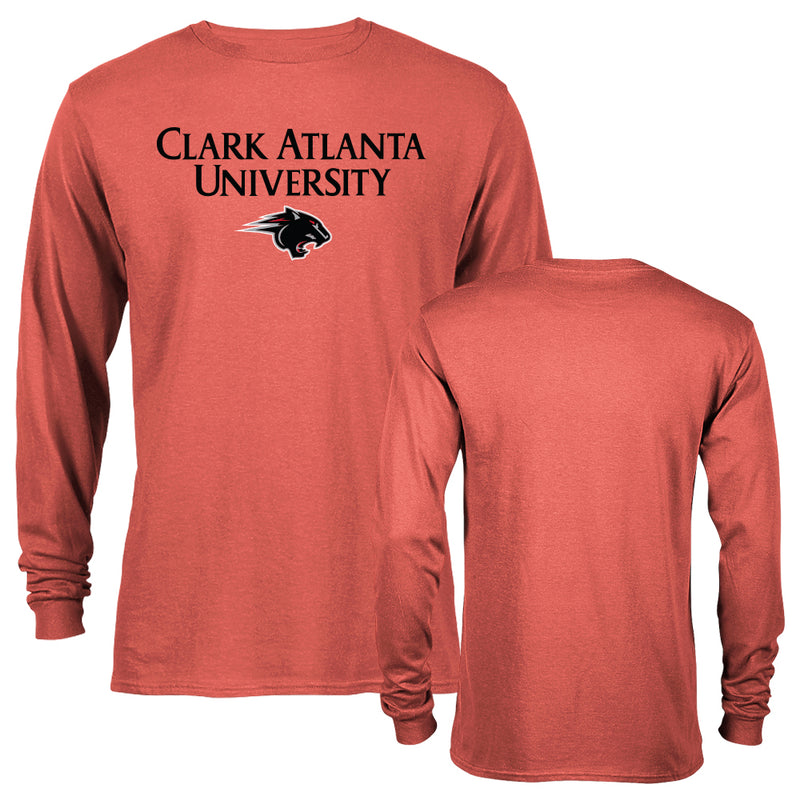 Clark Atlanta University Panthers Classic School Text and Logo Long Sleeve T-Shirt