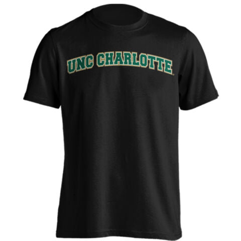 U of North Carolina Charlotte 49ers Classic Arch Text Tee Short Sleeve T-Shirt