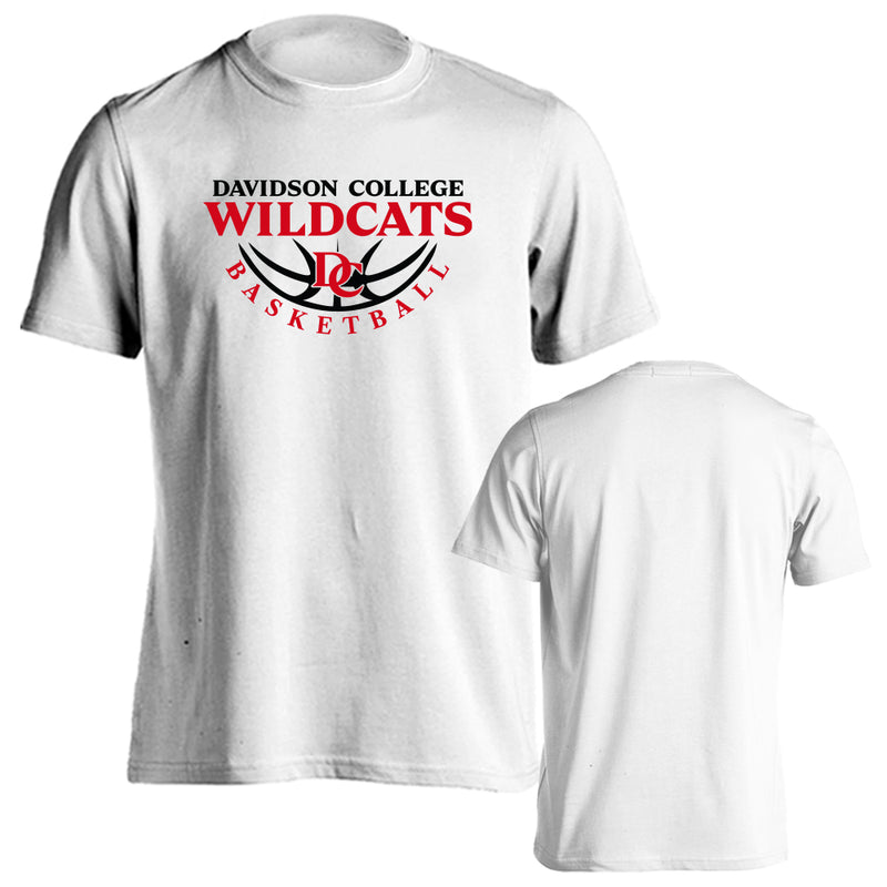 Davidson College Wildcats Basketball Nothing But Net Short Sleeve T-Shirt