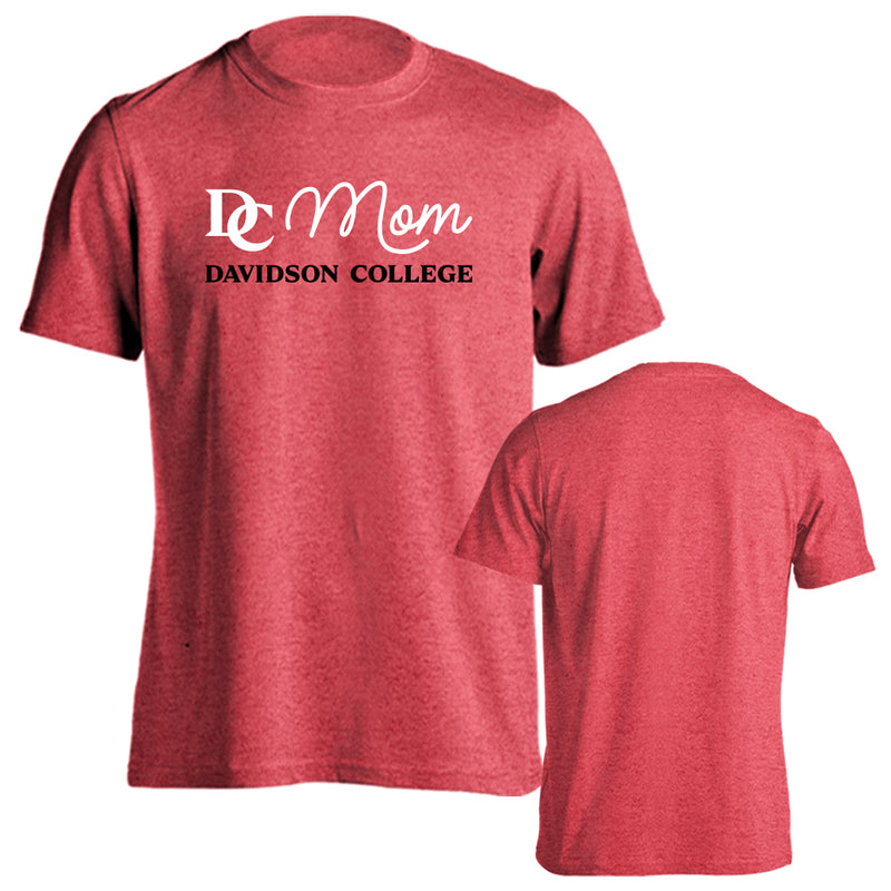 Davidson College Wildcats Mom School Logo Tee Short Sleeve Mother T-Shirt