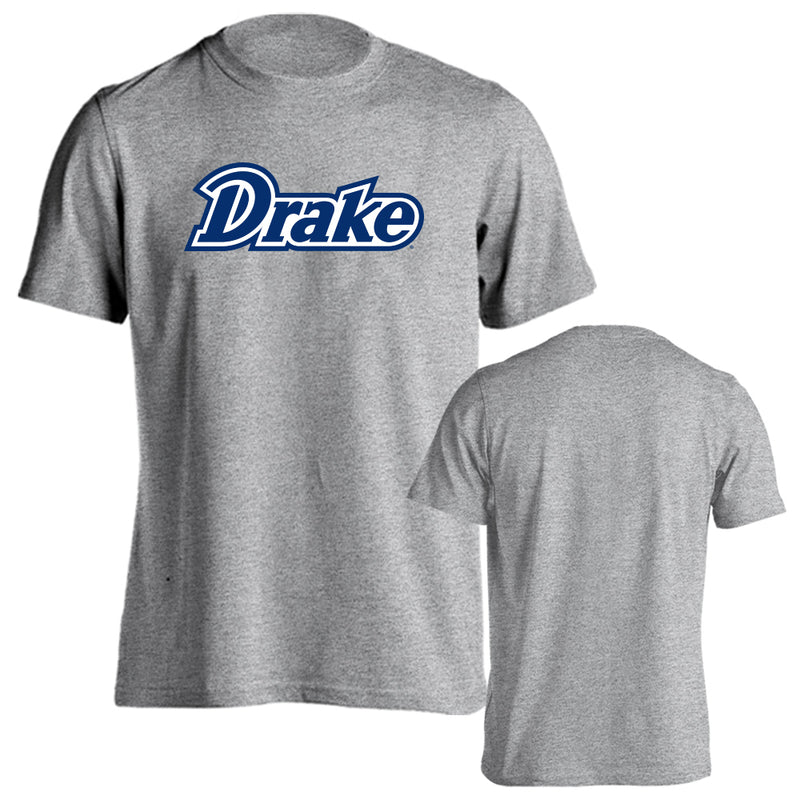 Drake University Bulldogs Arch Text Text Drake Bulldogs Short Sleeve T-shirt Tee