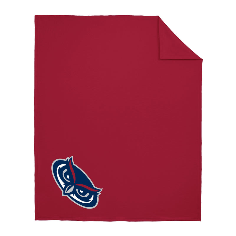 Florida Atlantic Owls Prime Logo Comfortable Stadium Fleece Throw Blanket 50x60