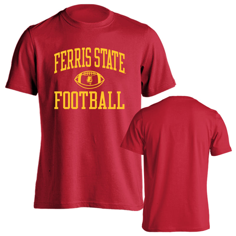 Sport Your Gear Ferris State Bulldogs Football Game Day Traditions Short Sleeve T-Shirt – Officially Licensed College Fan Tee – Ferris Apparel