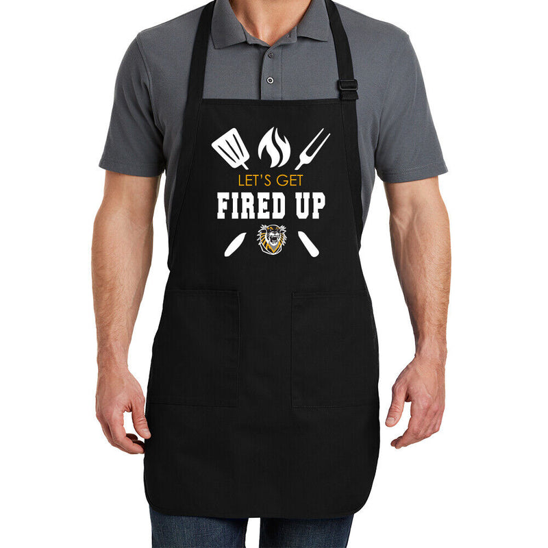 Fort Hays State University Tigers Text With Mascot Grilling Apron