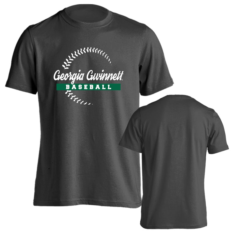 Georgia Gwinnett College Grizzlies Baseball Seams Short Sleeve T-Shirt