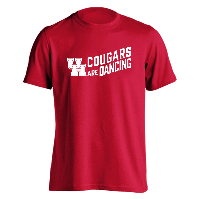Houston Cougars "Cougars Are Dancing" Basketball Short Sleeve T-Shirt Tee