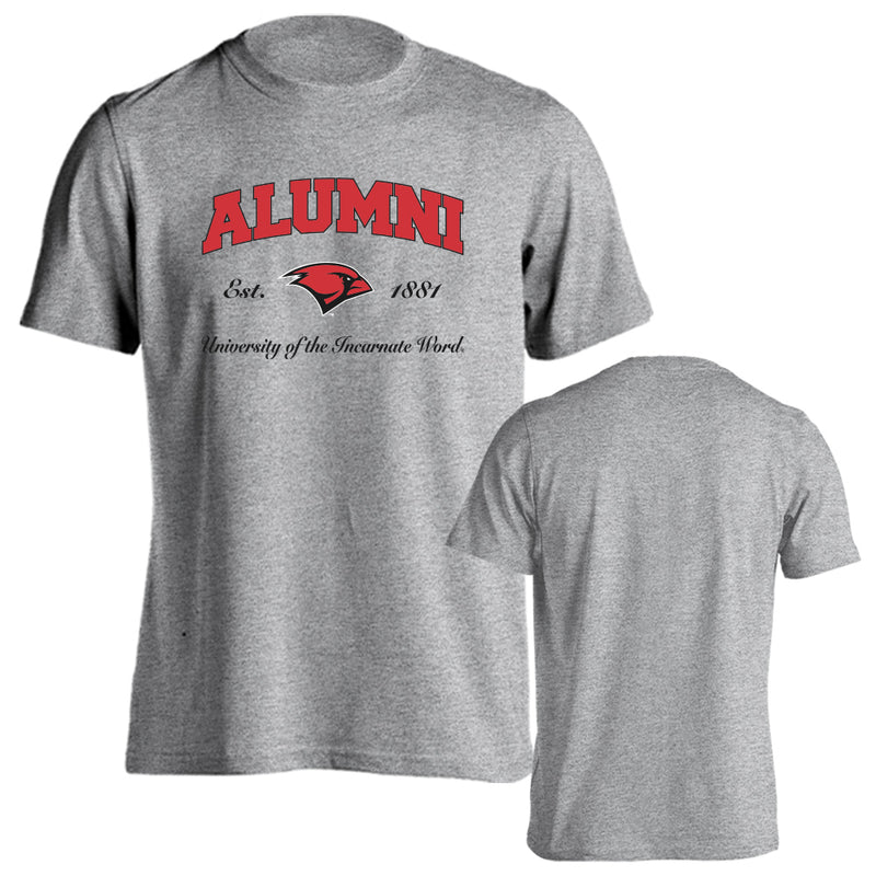 University of the Incarnate Word Cardinals Alumni Logo Short Sleeve T-Shirt