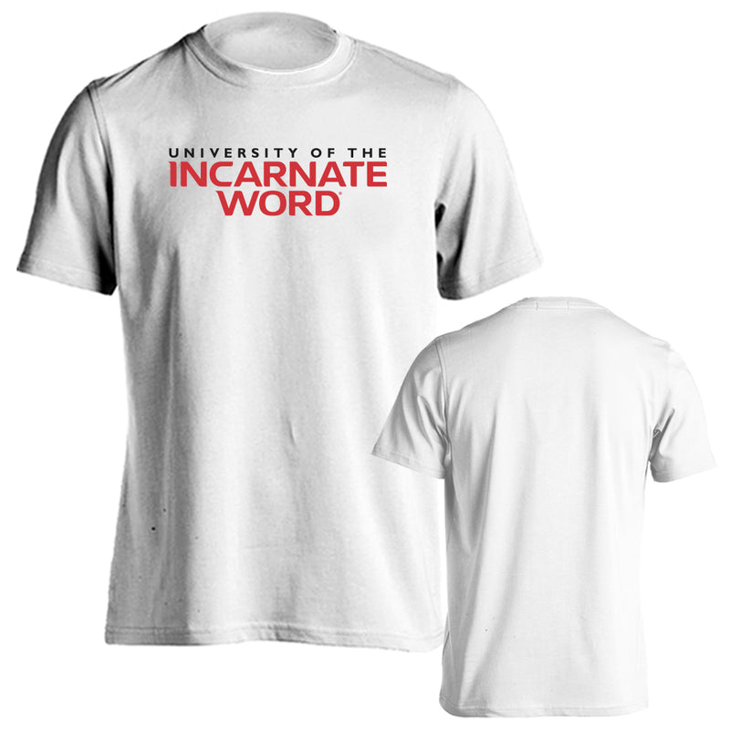University of the Incarnate Word Cardinals School Text Short Sleeve T-Shirt