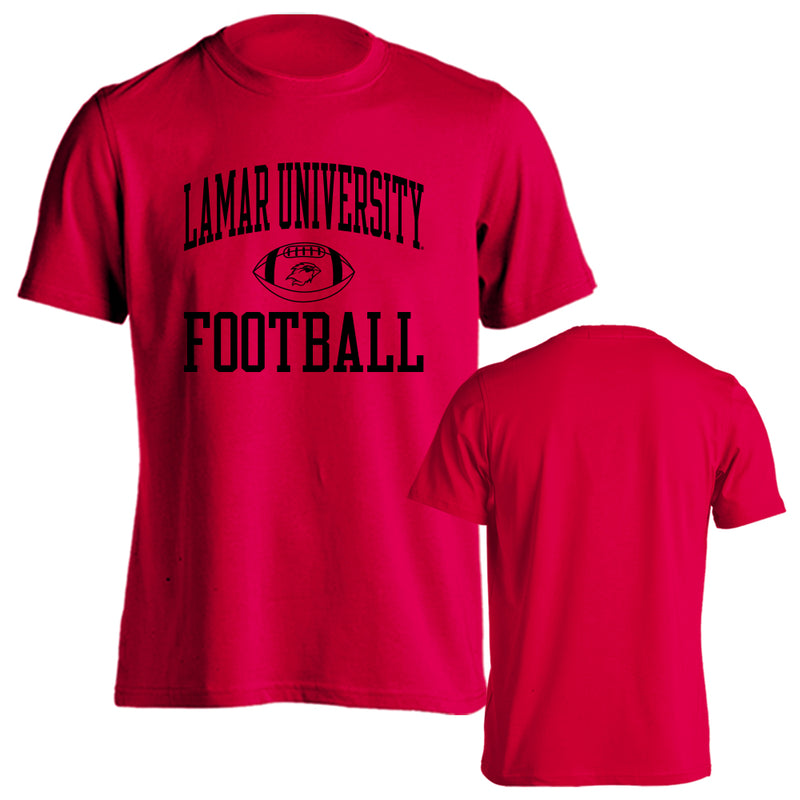 Sport Your Gear Lamar Cardinals Football Game Day Traditions Short Sleeve T-Shirt – Officially Licensed College Fan Tee – LU Lamar Apparel