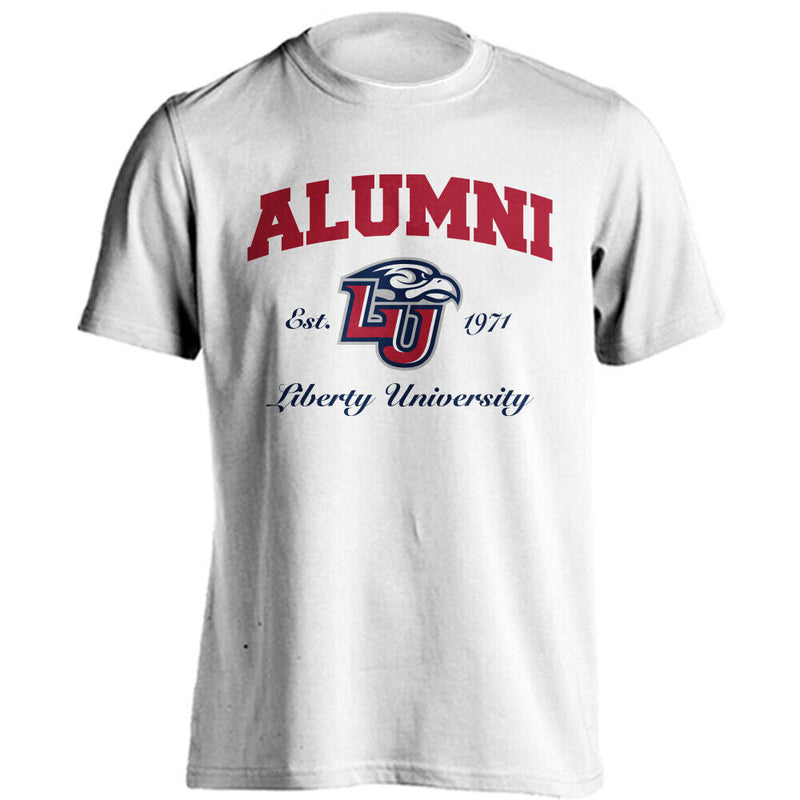 Liberty University Flames Short Sleeve Tee Alumni Logo T-Shirt