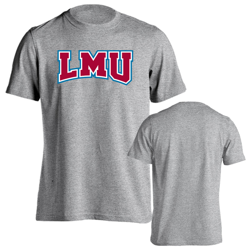 Loyola Marymount University Lions School Arch Text Short Sleeve T-Shirt