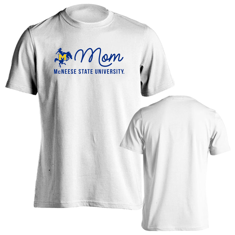 McNeese State University Cowboys Mom Mother Logo Short Sleeve T-Shirt