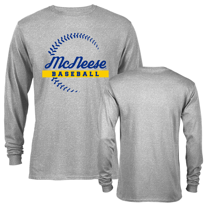 McNeese State University Cowboys Baseball Seams Long Sleeve T-Shirt