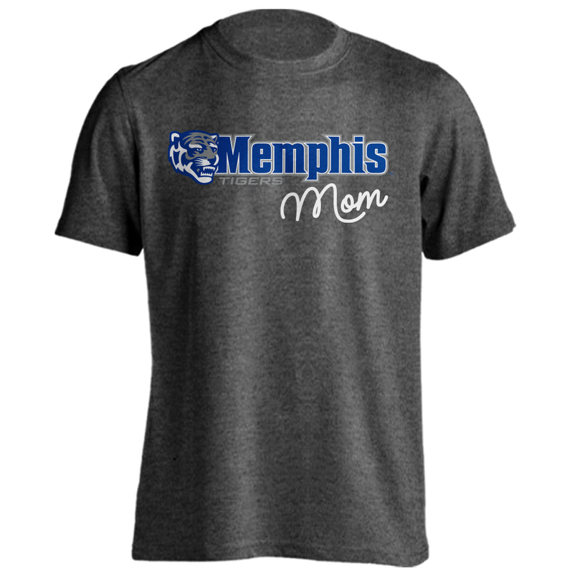 University of Memphis Tigers Mom Logo Tee Mother Short Sleeve T-Shirt