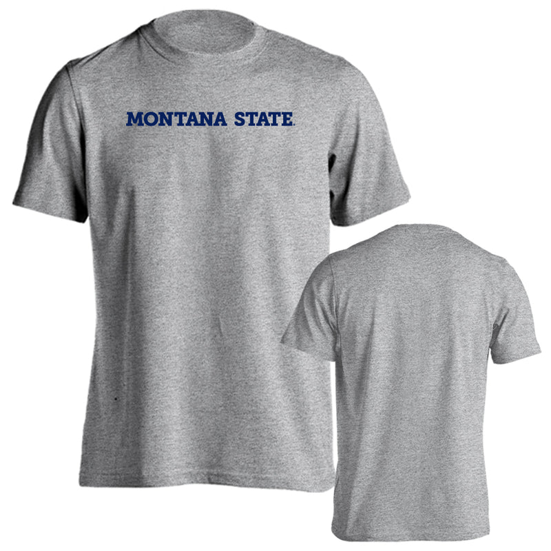 Montana State University Bobcats Classic School Text Short Sleeve T-Shirt