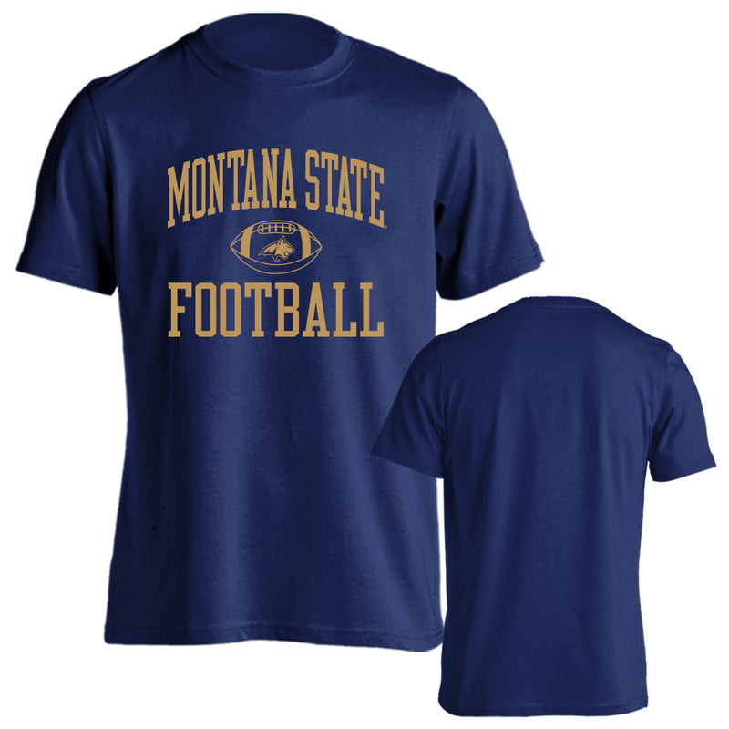 Sport Your Gear Montana State Bobcats Football Game Day Traditions Short Sleeve T-Shirt – Officially Licensed College Fan Tee – Montana State University Apparel