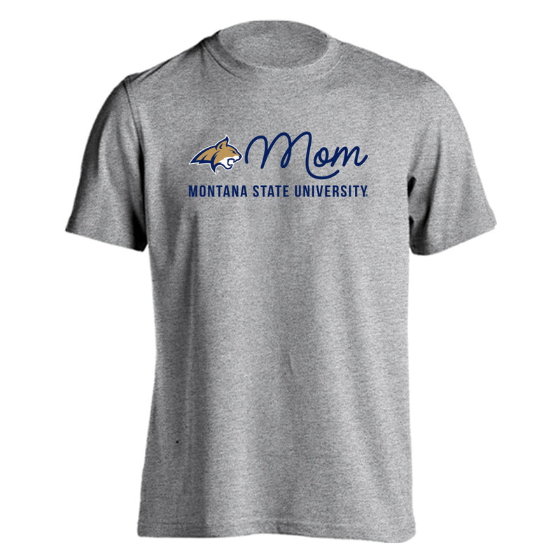 Montana State University Bobcats Mom Mother Parent Short Sleeve T-Shirt