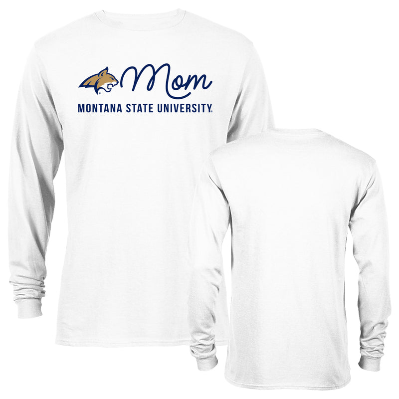Montana State University Bobcats Mom Mother Parent Long Sleeve T-Shirt