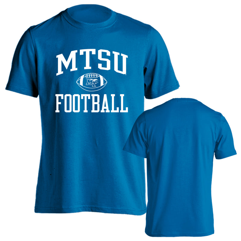 Sport Your Gear MTSU Blue Raiders Football Game Day Traditions Short Sleeve T-Shirt – Officially Licensed College Fan Tee – Middle Tennessee State University Apparel