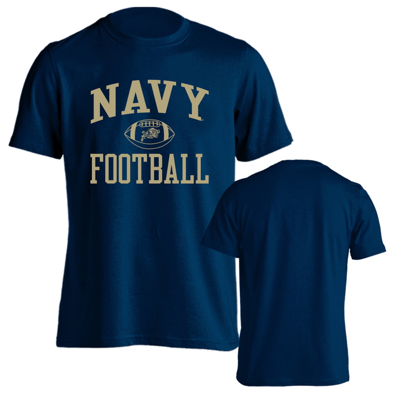 Sport Your Gear Navy Midshipmen Football Game Day Traditions Short Sleeve T-Shirt Sport Your Gear – Officially Licensed Collegiate Fan Tee – United States Naval Academy Navy Apparel