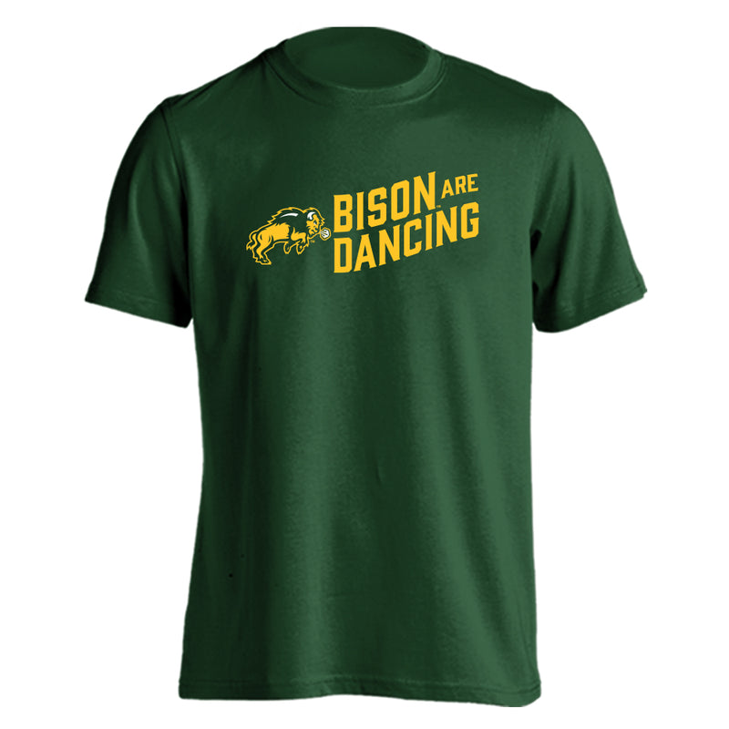 North Dakota State Bison "Bison Are Dancing" Basketball Short Sleeve T-Shirt Tee
