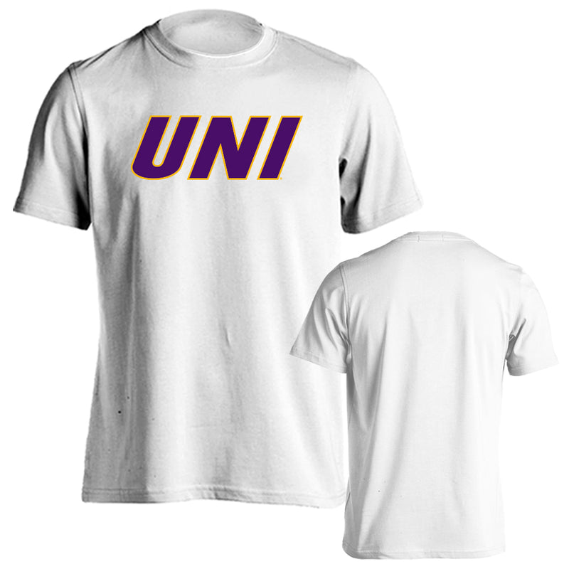 University of Northern Iowa Panthers School Text Name Short Sleeve T-shirt Tee
