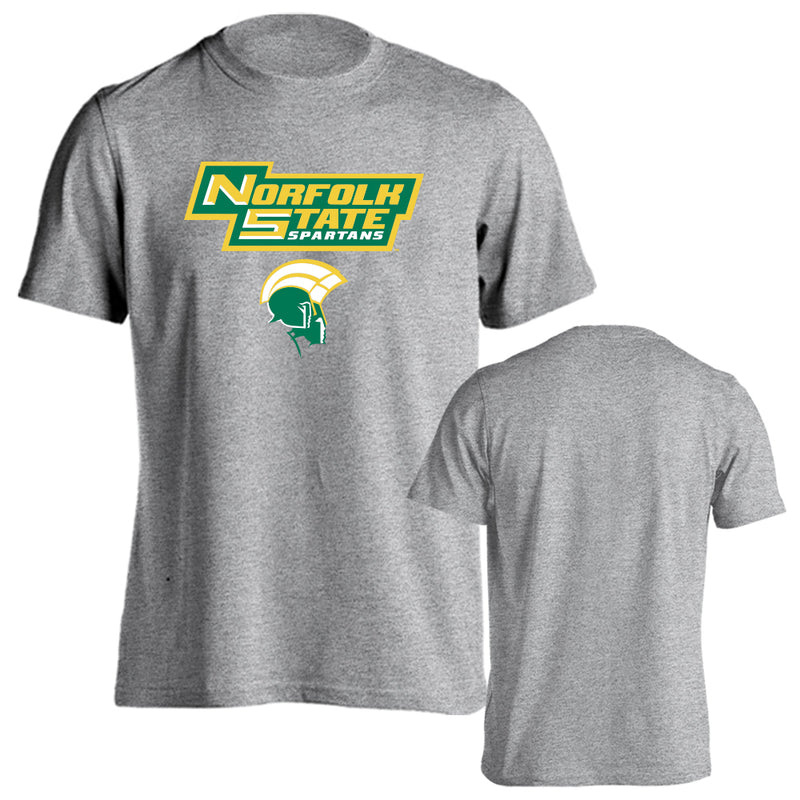 Norfolk State University Spartans Classic School Text and Mascot Short Sleeve T-Shirt