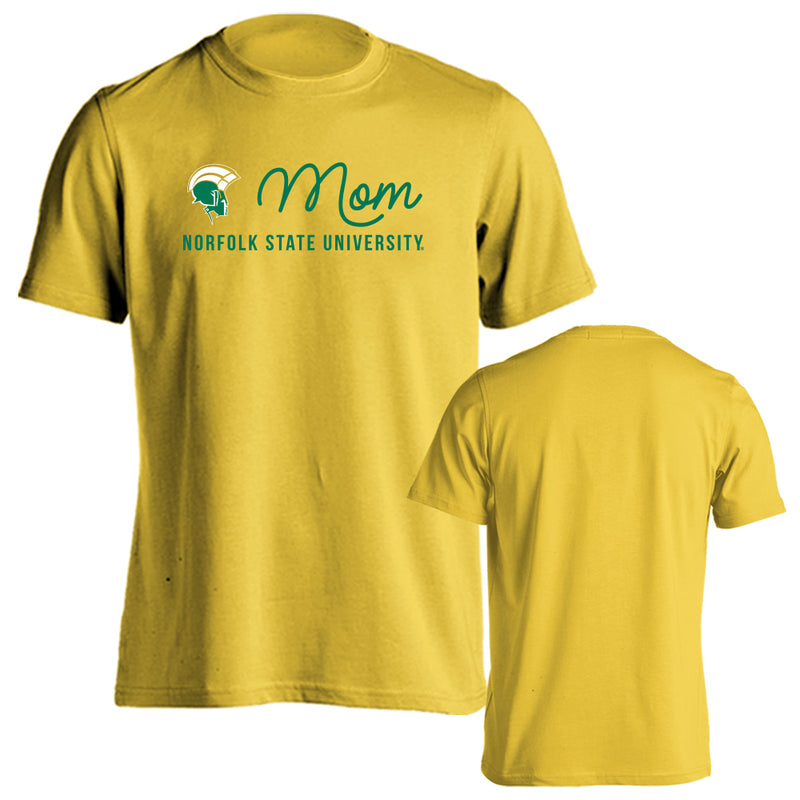 Norfolk State University Spartans Mom Mother Parent Short Sleeve T-shirt