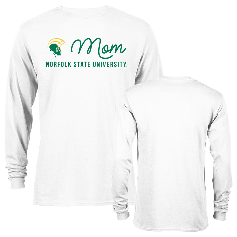 Norfolk State University Spartans Mom Mother Parent Long Sleeve T-Shirt