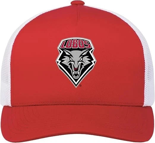 University of New Mexico Lobos Officially Licensed Collegiate NCAA 5 Panel Trucker Hat