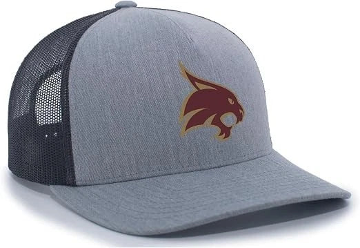 Texas State University Bobcats Officially Licensed Collegiate NCAA 5 Panel Trucker Hat