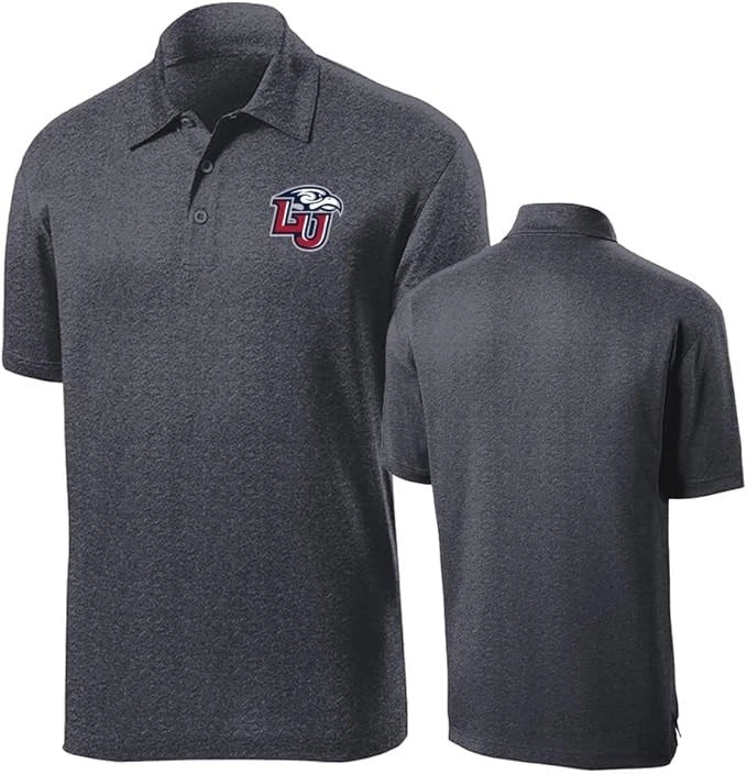 Liberty University Flames Team Spirit Lightweight Moisture-Wicking Breathable Performance Golf Polo