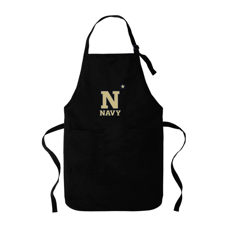 United States Naval Academy Navy Midshipmen Logo Mascot Apron Grilling Apron