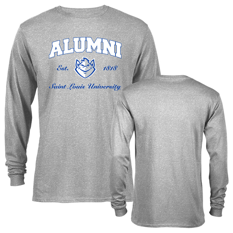 Saint Louis University Billikens Alumni Logo Long Sleeve Alumni Tee T-Shirt