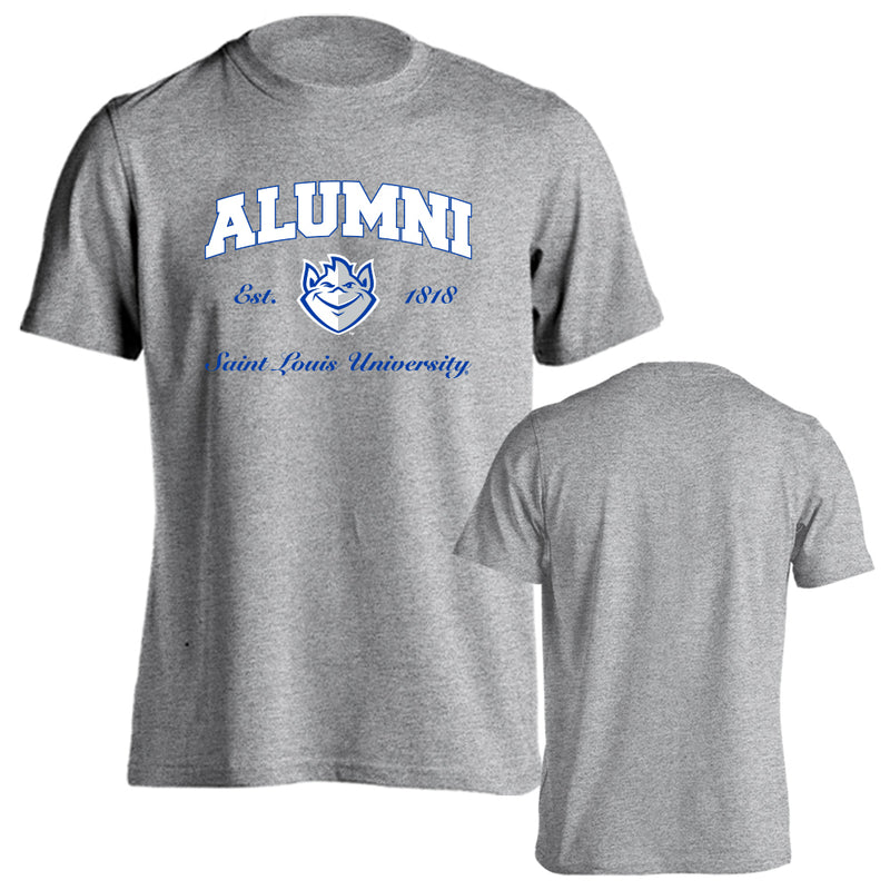 Saint Louis University Billikens Alumni Logo Short Sleeve Alum T-Shirt Tee