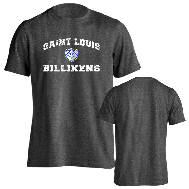 Saint Louis University Billikens Distressed Retro Logo Short Sleeve T-Shirt
